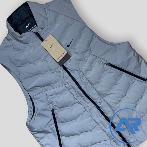 Nike Therma-Fit ADV Reflective Silver Running Vest FZ1131-035 Men’s Size M - Picture 4 of 5